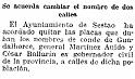 Terminada la dictadura, es hora de cambiar los nombres de las calles. 3-1930